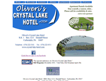 Tablet Screenshot of crystal-lake-hotel.com